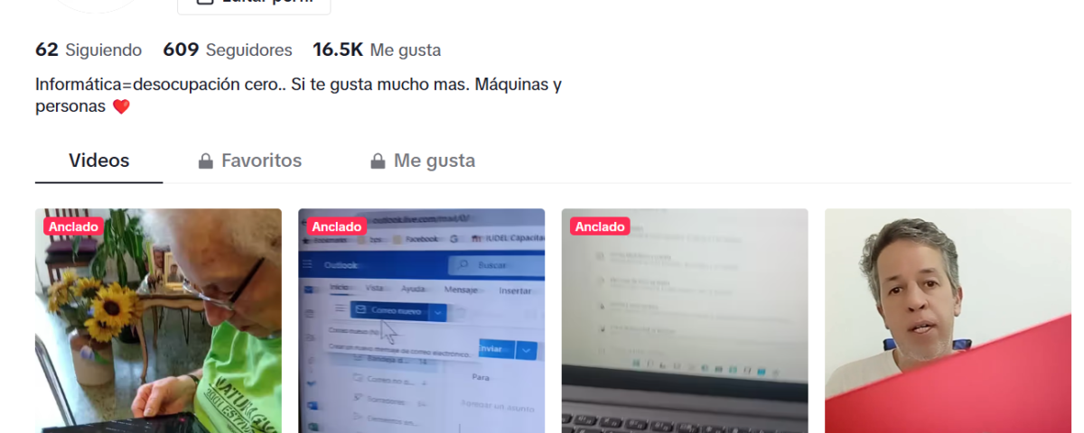 tik tok sobre informática