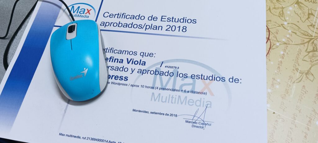 certificado excel