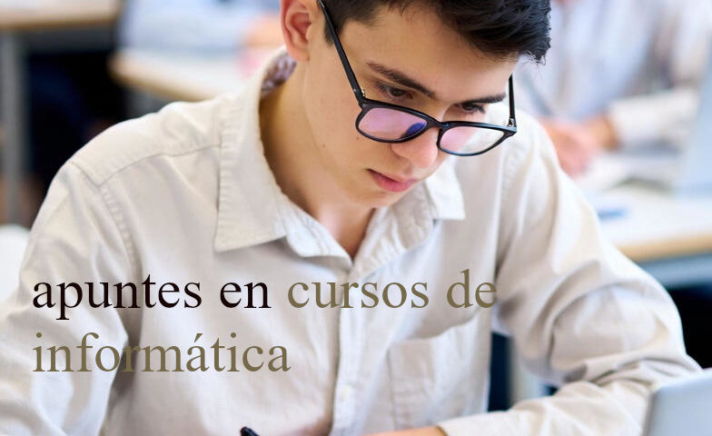 apuntes en cursos de informática