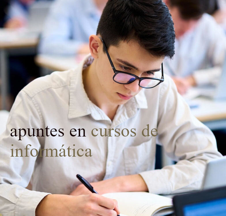 apuntes en cursos de informática