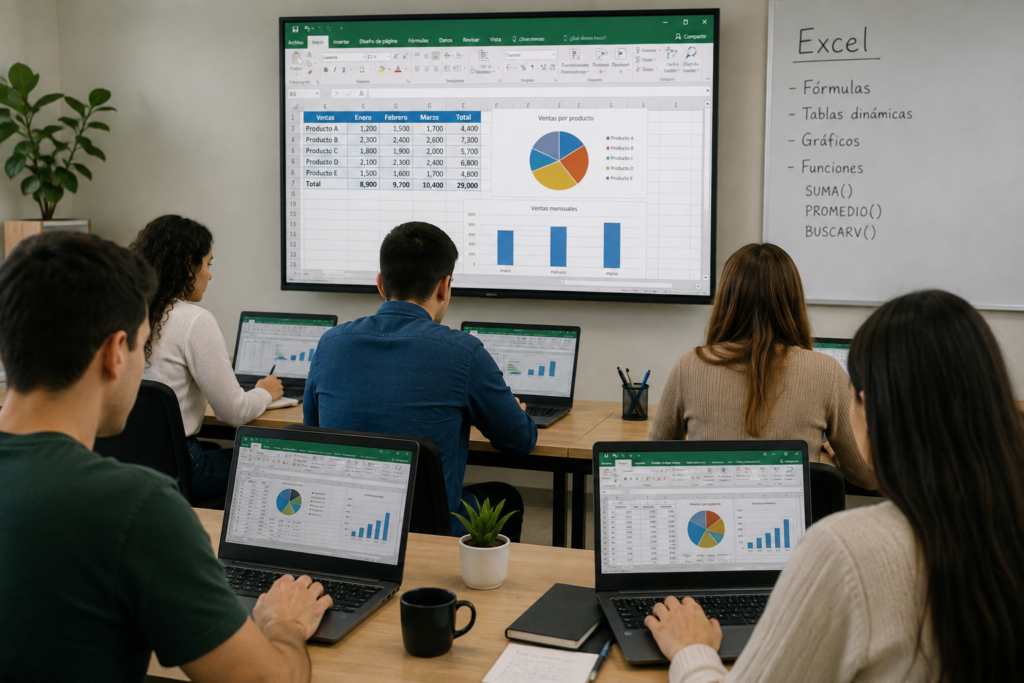 cursos intensivos de excel